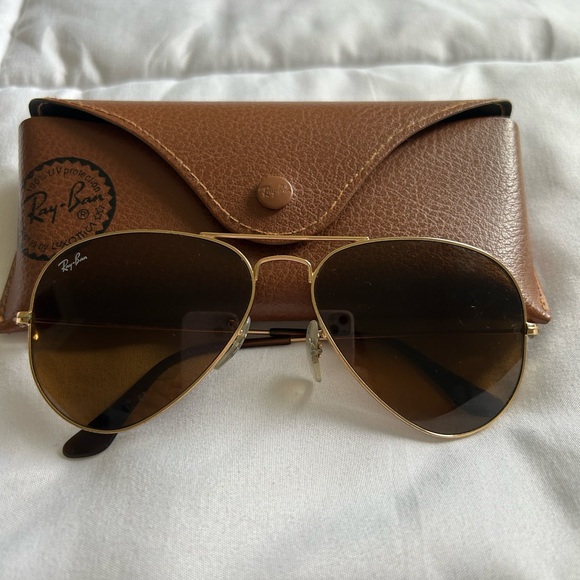 Brown aviator ray bans - Picture 2 of 3